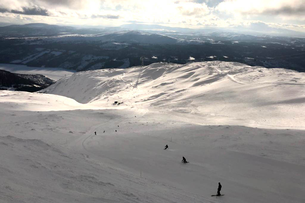 Skidbacke i Åre. Foto: Anders Dahlgren